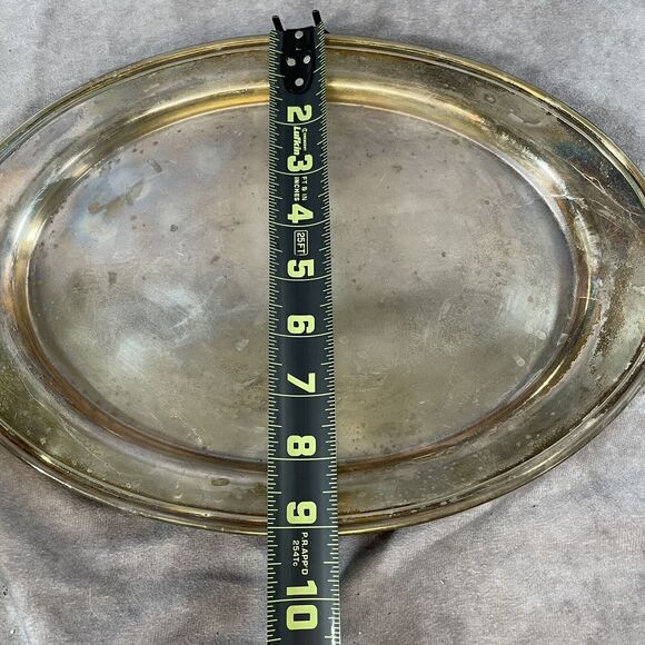 VINTAGE CONTINENTAL SILVER CO. Tea Set W/ TRAY cream Sugar 751 Ultraplate - Picture 10 of 12